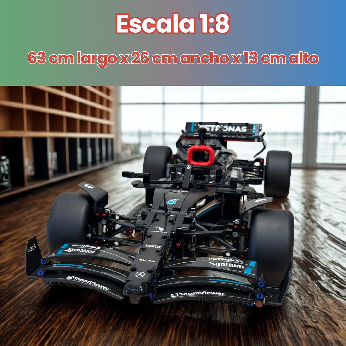F1 W14 PETRONAS - 1642 Piezas 1:8